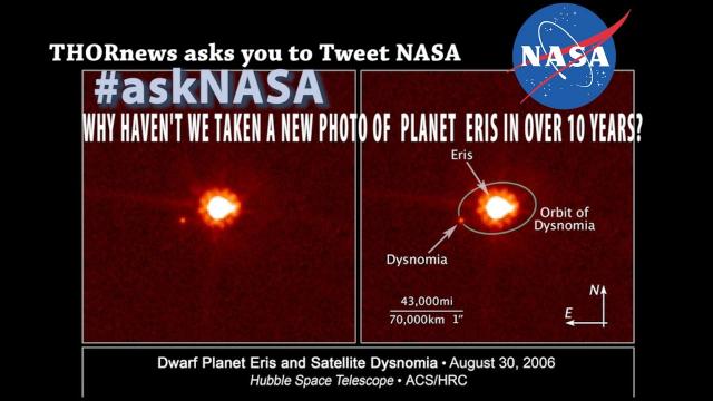 The Original Planet X - Why hasn't NASA taken a new photo of Eris in over 10 years?