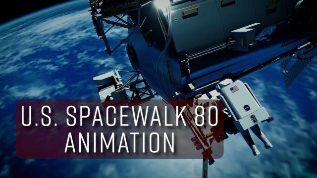 U.S. Spacewalk 80 Animation - March 14, 2022