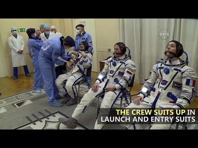 Expedition 50 Suits Up and Launches