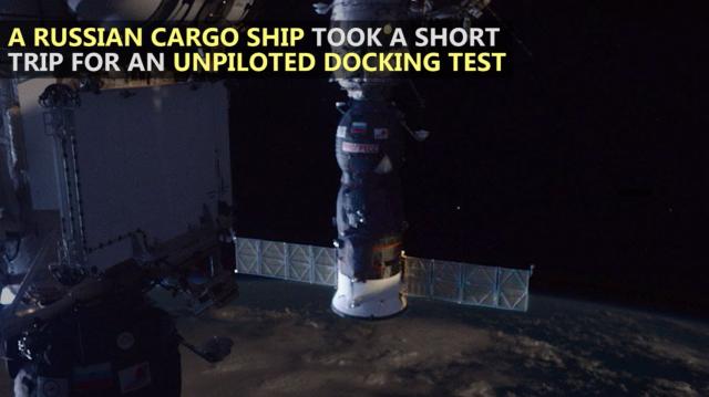 Cargo Ship Succesfully Re-Docks After Test