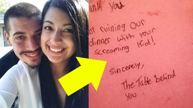 Rude Strangers Slap Family With Ugly Note At Texas Roadhouse