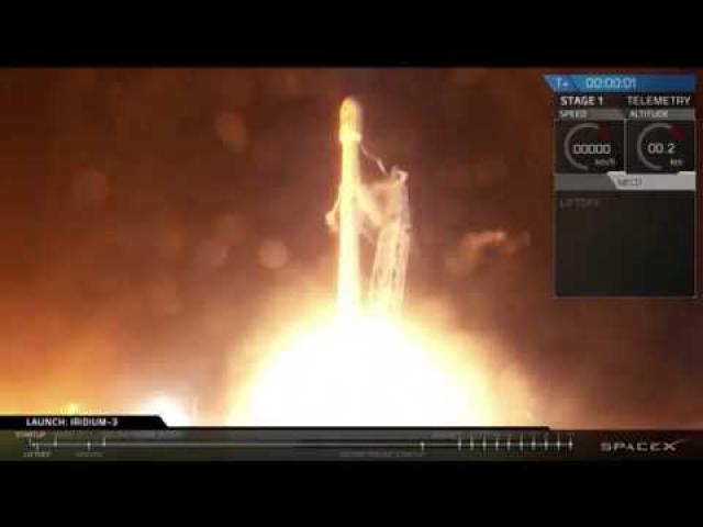 SpaceX Launches 10 Iridium Satellites Atop Falcon 9 Rocket