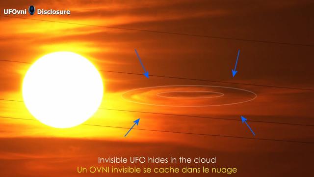 Sunsets in 4K: Invisible UFO hides in the cloud, April 26, 2020