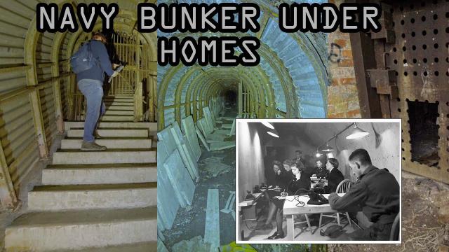 NAVY CONTROL BUNKER Hidden under HOUSES