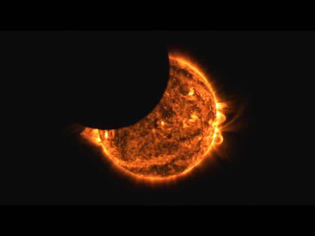 Revivez de l’espace l’éclipse solaire du 20 mars 2015