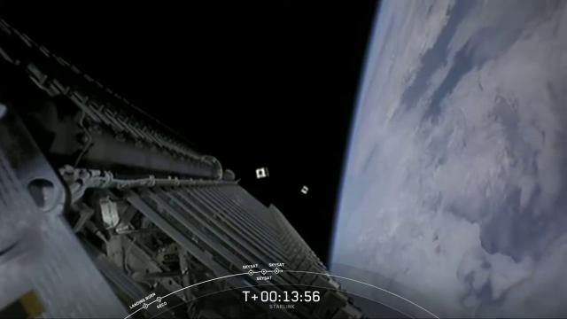 Watch SpaceX deploy Planet's SkySat satellites in orbit