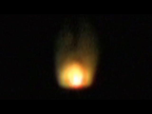 ORB UFO filmed over Portreath UK