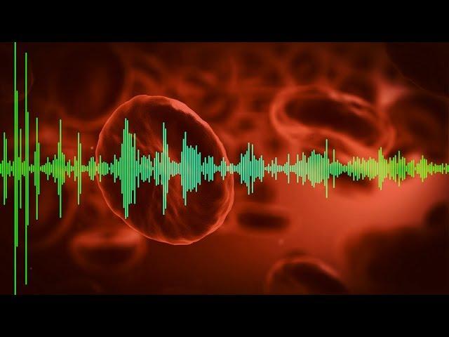 Blood testing via sound waves