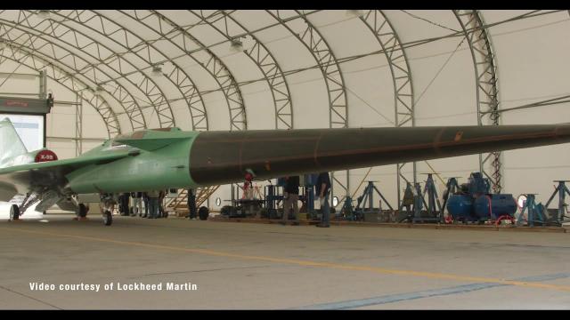 Whoa! Lockheed Martin X-59 finally unveiled in hangar rollout