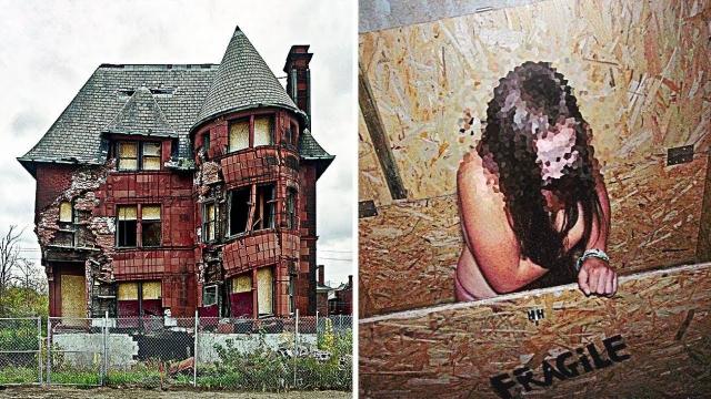 After This Girl Explores Abandoned Home,  She Encounters Occupant In Living Room !