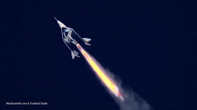 Virgin Galactic Motor Roars to Life for 2nd Spaceflight