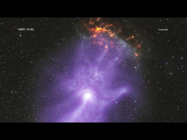 Creepy 'cosmic hand' x-ray captured by space telescopes  - Take a tour