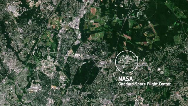 Seen From Space: White House, National Mall, NASA Goddard and More