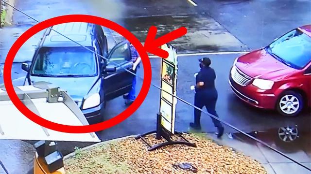 Drive-Thru Worker Spots An Unsettling Scene Outside The Window