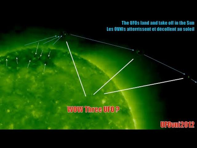 What's this? 3 UFO Robots Near Sun? Jan 10 - 11, 2020