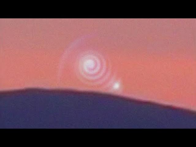 Mysterious UFO Spiral Light Caught On Camera Over Austria | Spiral Gateway In Sky
