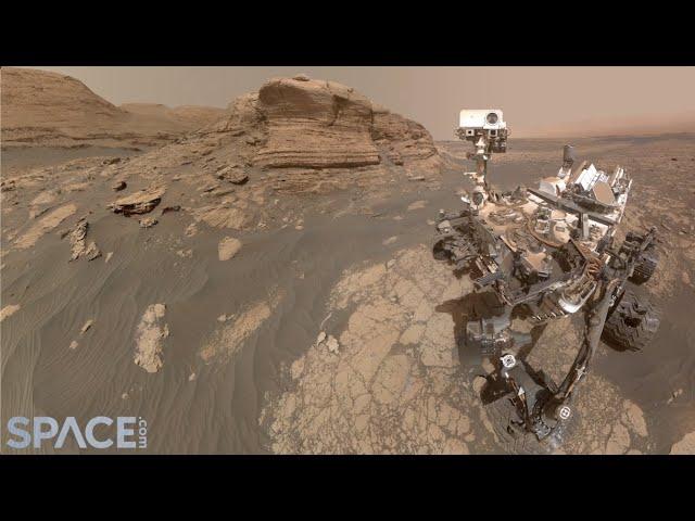 Curiosity snaps new selfie on Mars & Mont 'Mercou' panoramas