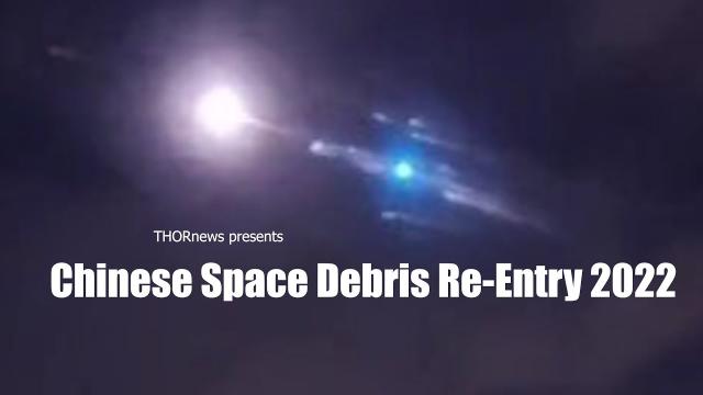 Chinese Rocket Space Debris has re-entered the Atmosphere Game of Thrones & Star Wars Style!