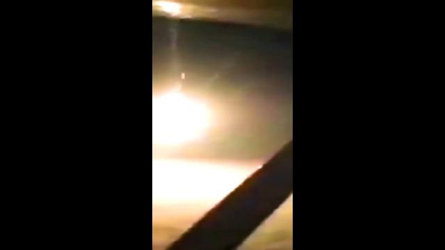 Bright Light UFO Filmed by Commercial Airplane Pilots ! ???? #shorts