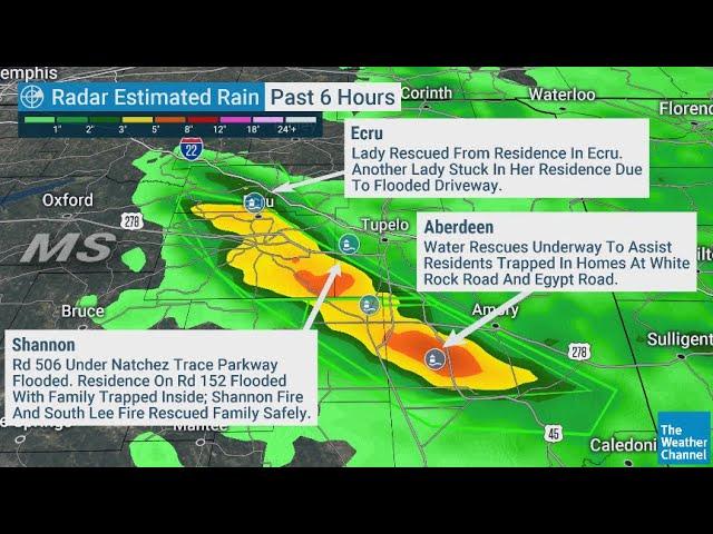 Alert! Mississippi Flash Flood Emergency! + Tennessee Flooding & Coming Heat Wave USA!