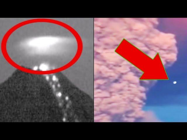 5 Unexplained UFO Volcano Moments Caught On Camera!
