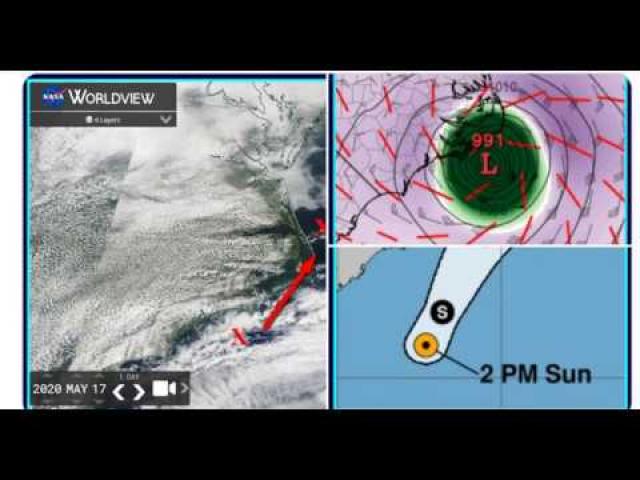 Weather update: Alert Flood warning for Appalachian states. TS Arthur & Typhoon Amphan