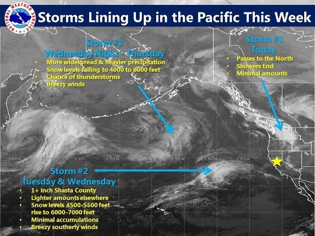 4 Storms  to hit West Pacific Coast USA & Canada in next 10 days