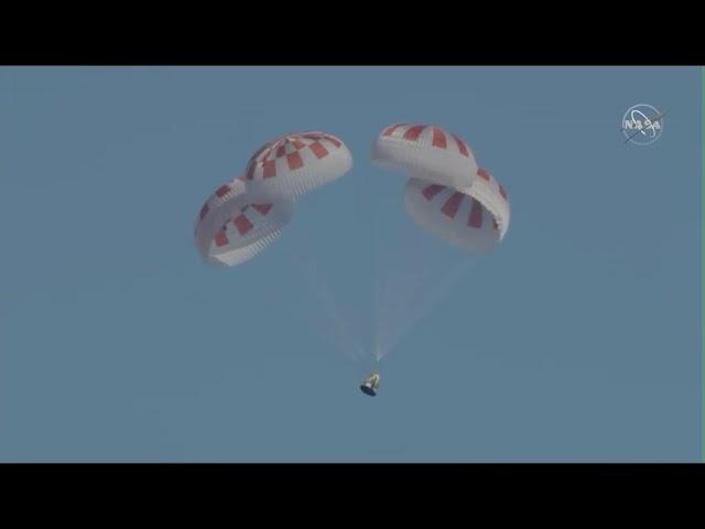 Splashdown! SpaceX Crew Dragon is Back on Earth