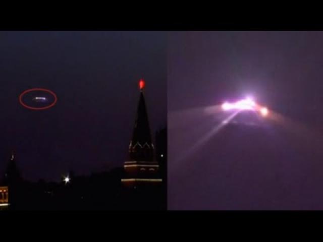 Spectacular UFO With Lights Caught Over Prague, Czech Republic | Real UFO, Alien Sightings 2016