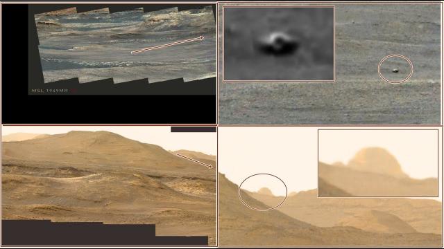 Strange structures on the surface of Mars