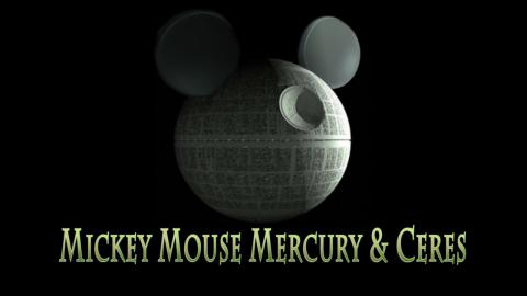 Mickey Mouse Mercury Messenger & Ceres - Celestial Thoughts