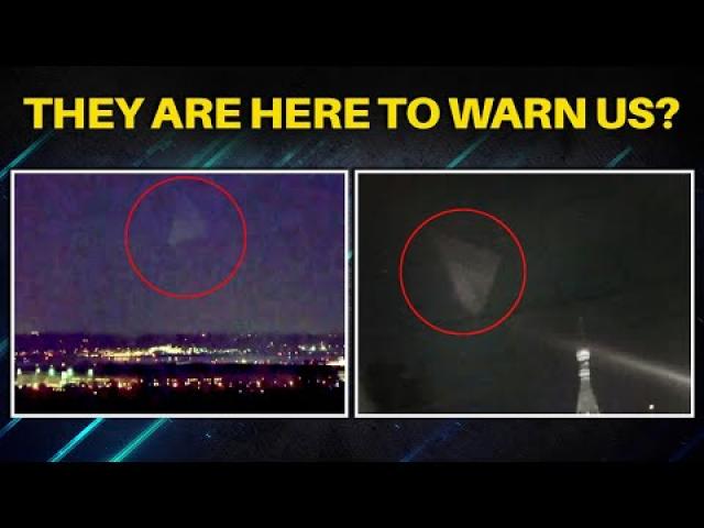 Giant UFOs over the Pentagon… Witnesses who Filmed the Object Came Forward