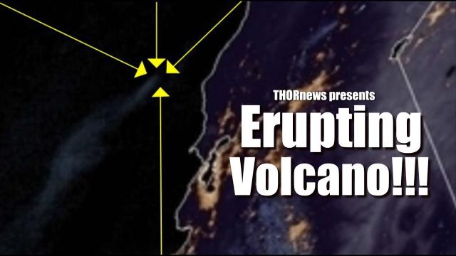 a Volcano is Erupting 300 miles off of California Coast!!!