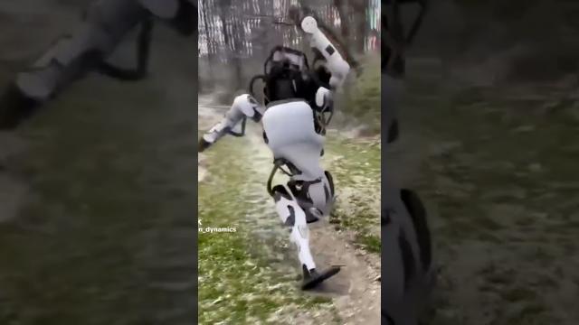 Why is Boston Dynamics teaching their robots how to fight? #subscribe