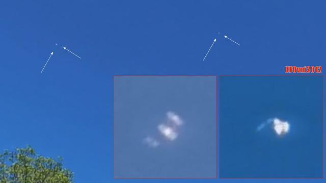 2 UFOs Flying over Vancouver, CA at Quilchena Park (2020-05-19)