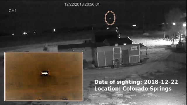 Fast moving Light Object Caught on Security Camera in Colorado Springs