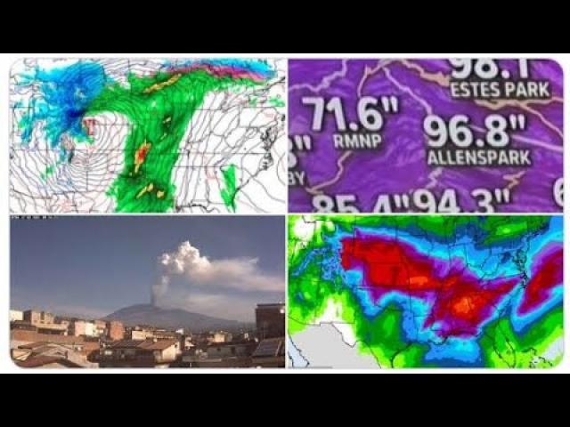 5.7 EQ Greece. 7 Feet of Snow for Colorado? MAJOR NASTY MARCH 25th STORM? Mount Etna very active.