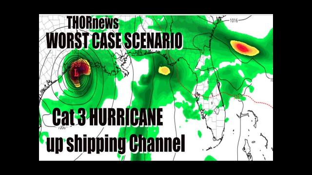 Cat 3 Hurricane in HOUSTON TEXAS June 15th - WORST CASE SCENARIO