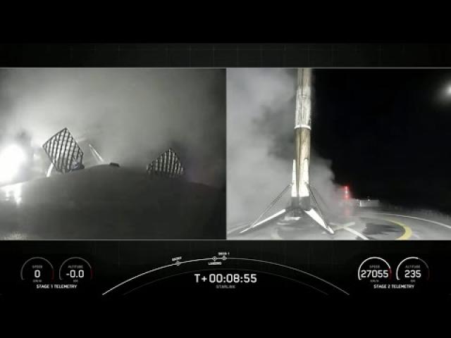 SpaceX launches 52 new Starlink satellites, nails landing at sea