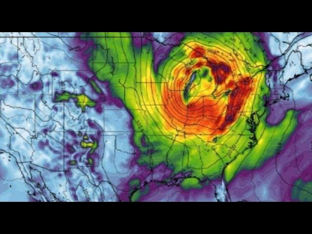 Giant Solar Hole, Big Low Pressure & an up coming Election Storm