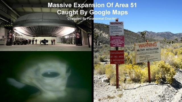 AREA 51 Massive Expansion Caught By Google Maps