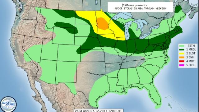 Major Storms in USA through the Weekend + Tornadoes & Water Spouts Galore