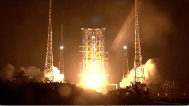 Liftoff! China launches cargo spacecraft to Tiangong space station