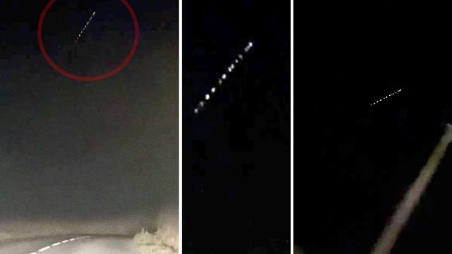 Multiple Lights #UFO observed in Vendée, France, Sept 2023 ???? Starlink ???