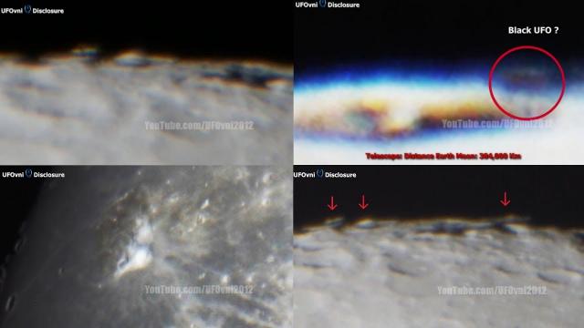 UFO ALIEN Sightings, Found By My Telescope On Moon, Aug 5, 2017 (Video 4K)