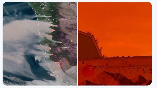 West Coast USA & Canada on Fire! Landfalling Hurricane in 12 days? Fire & Ice & IS THE WORLD ENDING?
