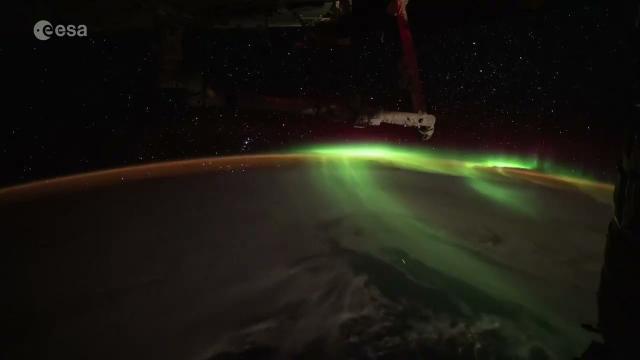 Amazing auroras captured in new space station time-lapse