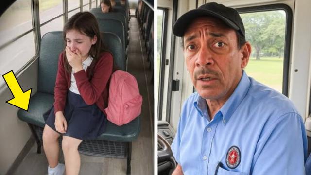 Bus Driver Notices Girl Crying Daily. He Then Looks Under Her Seat And Stops Cold!