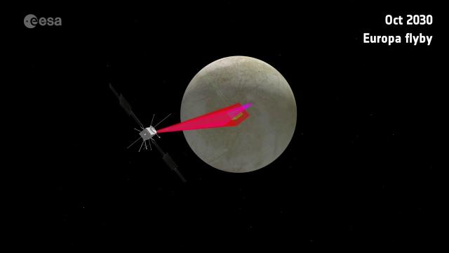 See ESA’s 'Juice' Jupiter Journey and Ganymede Impact Animated