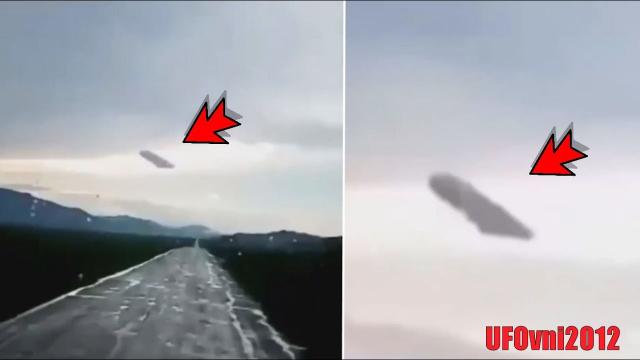 A Giant Strange-Shaped UFO Was Captured In Altai